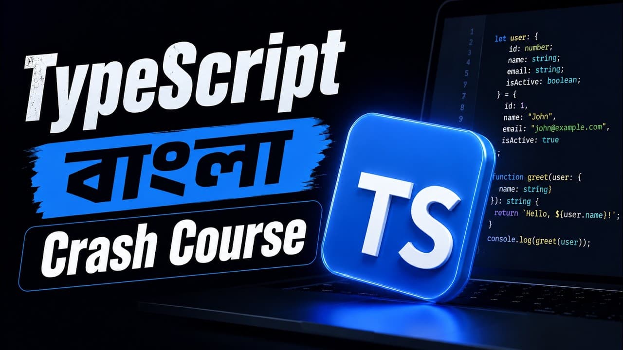 TypeScript Crash Course in Bangla 2026 | Beginner to Advanced
